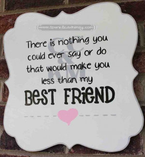 Monogrammed Mini Best Friend Sign by SparkledWhimsy IDEAS FOR DISPLAY ...
