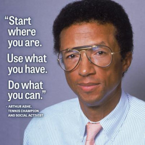 Remembering Arthur Ashe – July 10, 1943 – February 6, 1993)