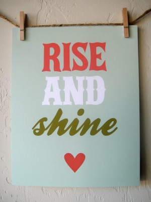 Rise and shine… RCM wishes you a great day!