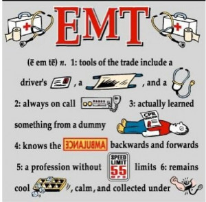 EMT funny definition.