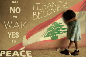 was the slogan of lebanese group when tens of thousands of lebanese ...