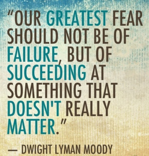... that doesnt really matter' ~ dwight l moody ~ quotes & wisdom