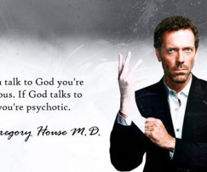 quotes dr house atheism hugh laurie m d HD Wallpaper of Celebrity ...