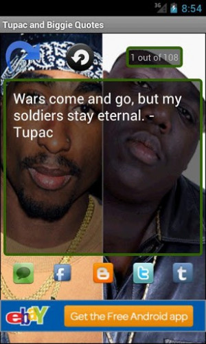 View bigger - Tupac and Biggie Quotes for Android screenshot