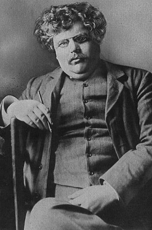 GK Chesterton in all his glory.