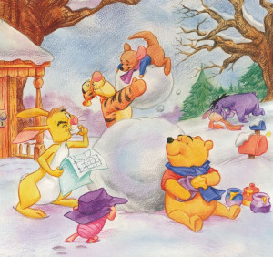 Winnie the pooh - Snow time