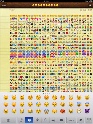 Please note: Emoji can only be viewed on devices that supports them e ...