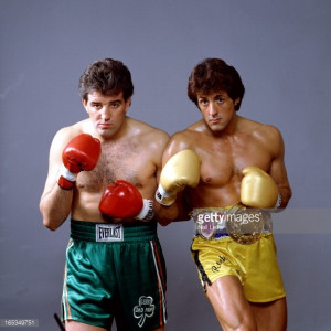 Gerry Cooney and Sylvester Stallone News Photo