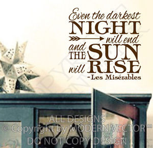 ... -Movie-Quote-Collage-Quote-Vinyl-Wall-Decal-Book-Quote-Sun-Night