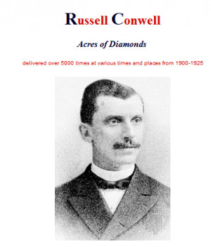 Click to hear Russell Conwell's speech