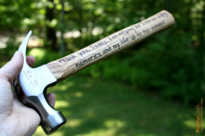 Personalized Hammer - Engraved Hammer - 5th Anniversary Gift - Husband ...