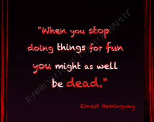 Ernest Hemingway Goth Quote Art 5x7 Framed Inspirational Print Famous ...