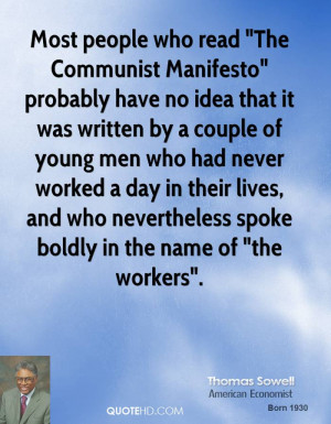 Most People Who Read The Communist Manifesto Probably Have Idea