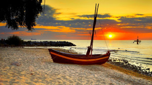 beach sunset sailboats hd wallpapers desktop widescreen background new ...