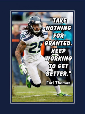 Earl Thomas Seattle Seahawks Photo Quote Fan by ArleyArtEmporium, $11 ...