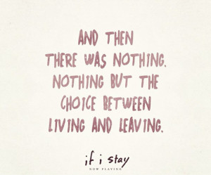 book, if i stay, movie, quotes, reader, mia hall, live for love, mia ...