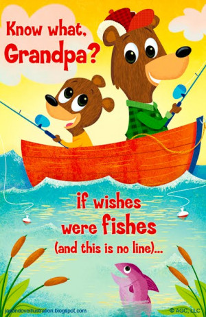 Fishing With Grandpa Birthday Card