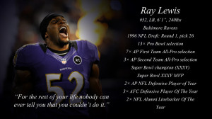 Baltimore Ravens Ray Lewis Quotes