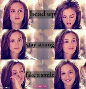 head up, stay strong, fake smile, move on - Spoki | We Heart It