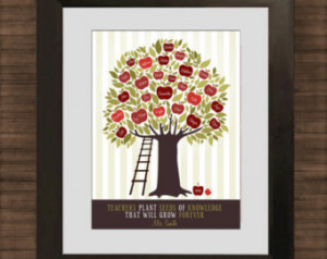 ... - Customized Apple Tree - Last Minute Classroom Gift - Digital File