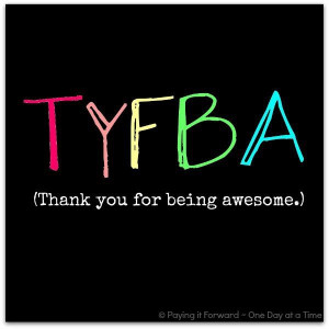 Thank YOU for being AWESOME!