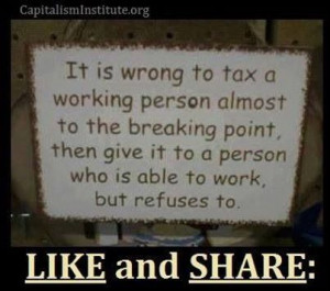 Just a word from the working poor...