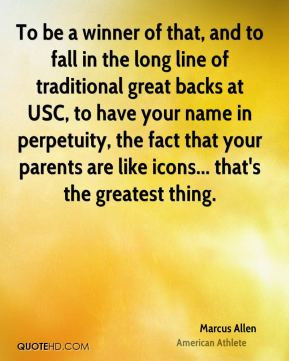 ... perpetuity, the fact that your parents are like icons... that's the