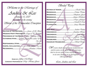 Will Simple Church Wedding Program Wording gifts, cake toppers and ...