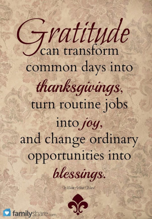 Click the quote to see a beautiful Thanksgiving video you can share ...