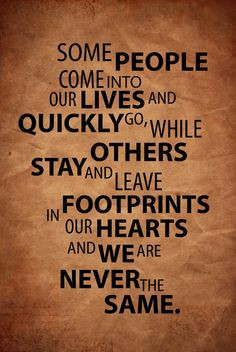 start leaving some footprints More