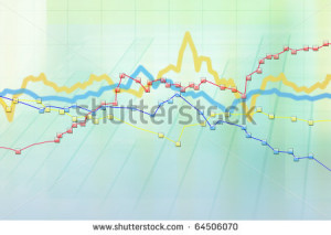stock quotes abstract background for technology, business, computer or ...