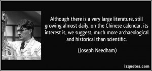 More Joseph Needham Quotes