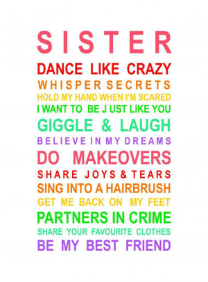 Home Shop for girls Sisters - Canvas