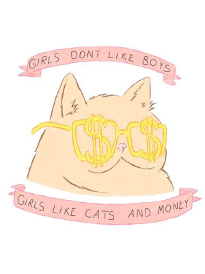 cats and money baby