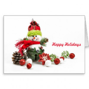 Christmas holiday greeting cards