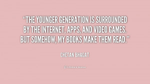The younger generation is surrounded by the Internet, apps, and video ...