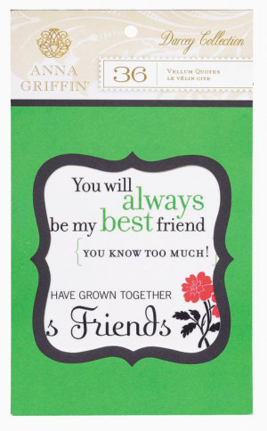 Anna Griffin - Darcey Collection - Vellum Quote Pad, CLEARANCE