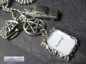 Supernatural I Love Dean Winchester Necklace with Pudding Deanisms ...