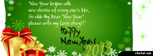 New Year 2013 Face Book Cover Images Free