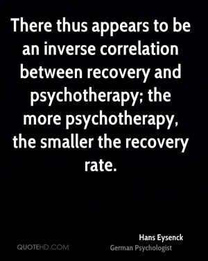 There thus appears to be an inverse correlation between recovery and ...
