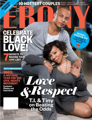 and Tiny are on one of the covers of Ebony mangazine’s annual ...