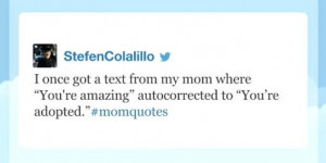 ... Jimmy Fallon Hashtags, Too Funny, Funny Mom Texts, Mom Quotes, So