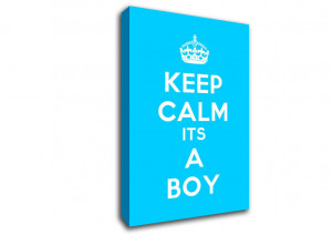 Show details for Nursery Quote Keep Calm Its A Boy