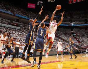 nba playoffs indiana pacers v miami heat game two