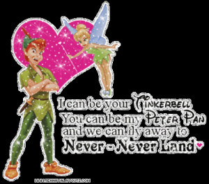 Displaying (18) Gallery Images For Peter Pan And Tinkerbell In Love...