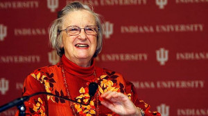 Elinor Ostrom celebrates winning the Nobel Prize in economics at ...