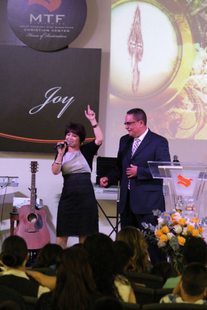 Pastor Jose Esparza honored his wife for the passion, prayers and ...