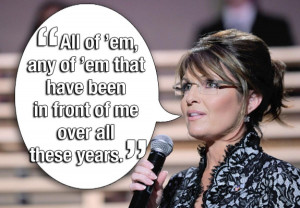 SARAH PALIN WHEN ASKED WHAT NEWS PUBLICATIONS SHE READS. Yes, but are ...