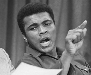 am the greatest! Ali was never shy in front of the cameras, in or ...