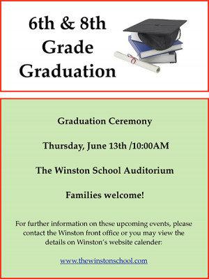 8th Grade Promotion Invitations http://thewinstonschool.com/news/